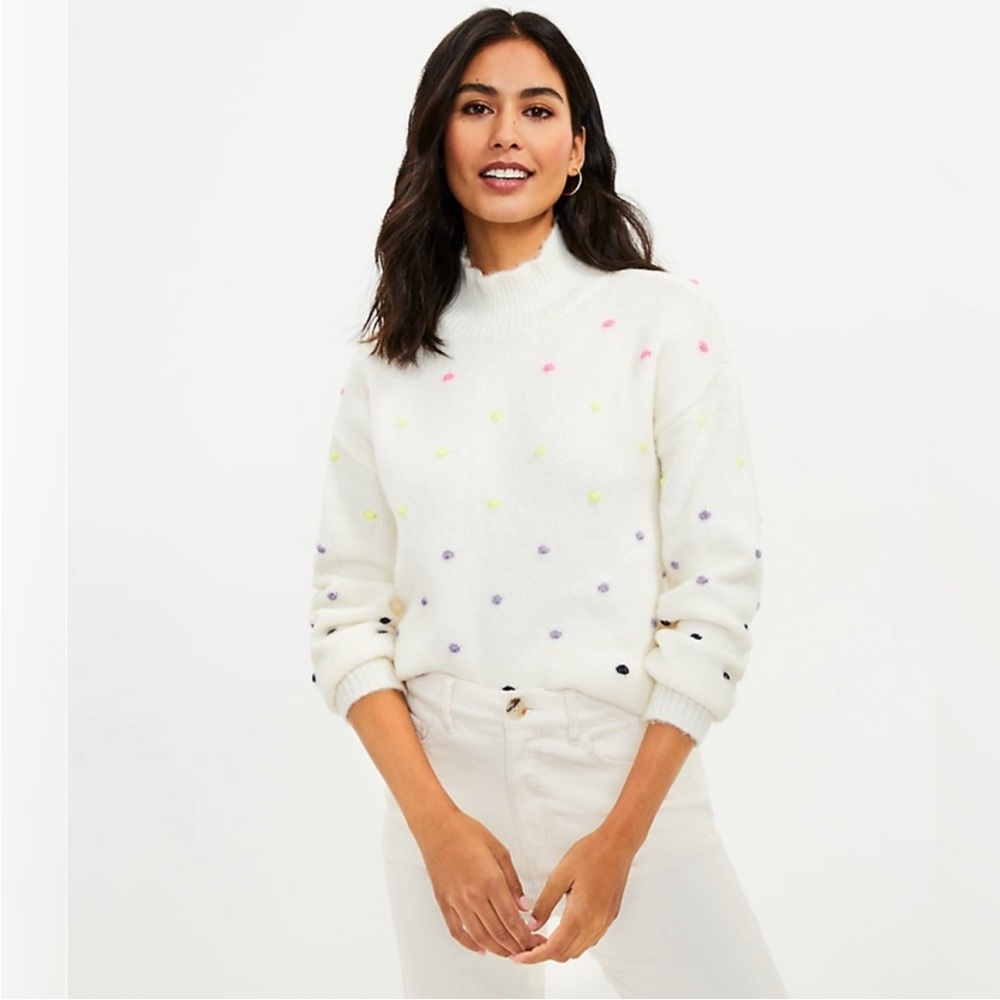 Lift Candy Dot Sweater Size M